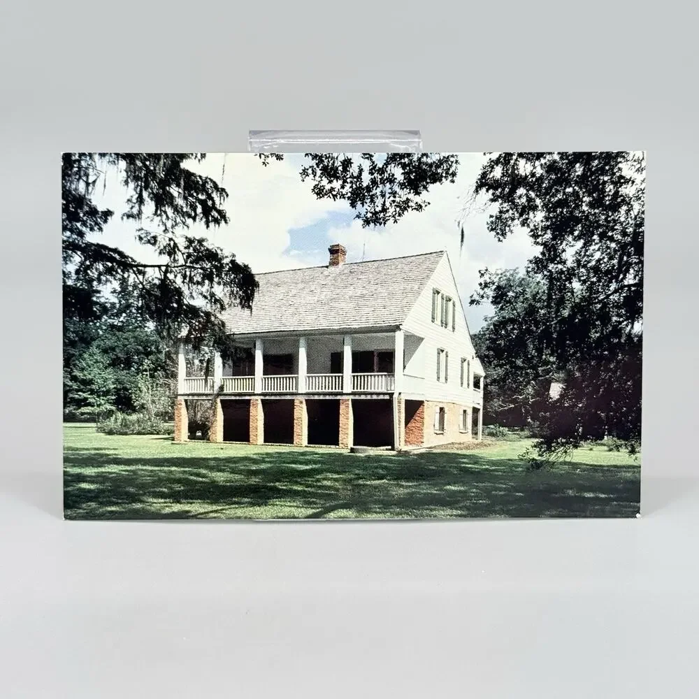 Acadian House Museum Louisiana Vintage Blank Unused Postcard